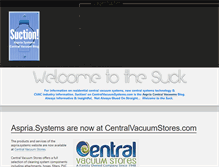 Tablet Screenshot of centralvacuumsystems.com